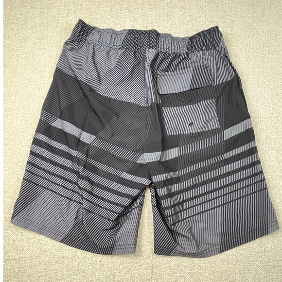 Spyder Men’s Medium Black/Gray Board Shorts Quick-Dry UPF Swim/Surf Water Sports - Picture 2 of 8